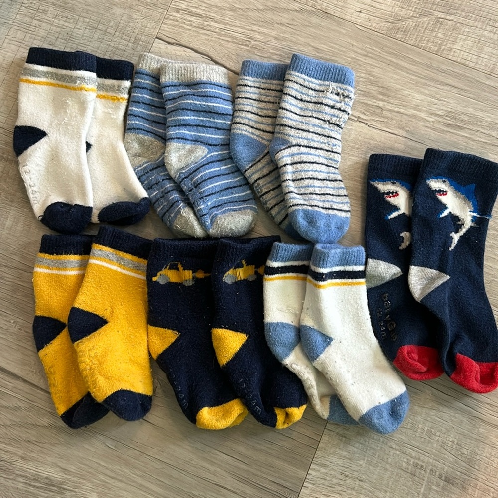 Baby boy socks bundle (7 pairs)